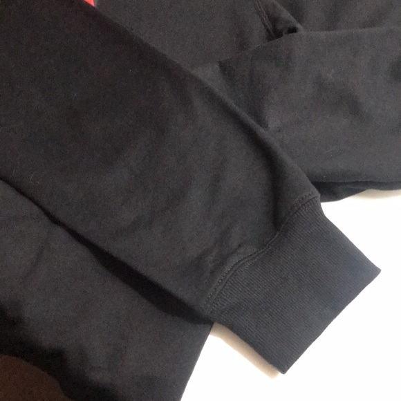 Black Leopard Lips Sweatshirt Medium - Picture 5 of 7